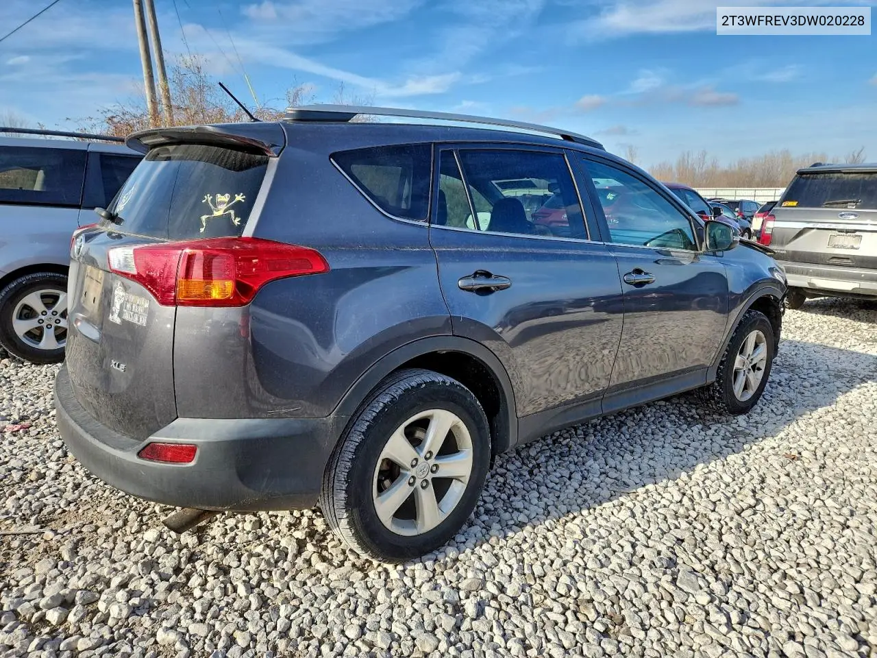 2T3WFREV3DW020228 2013 Toyota Rav4 Xle