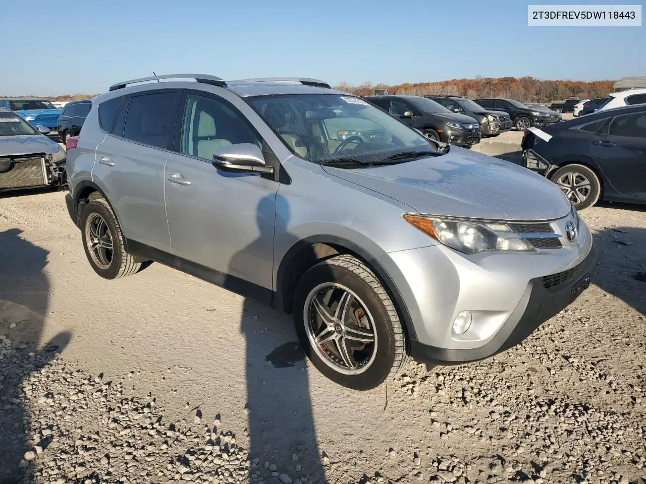 2T3DFREV5DW118443 2013 Toyota Rav4 Limited
