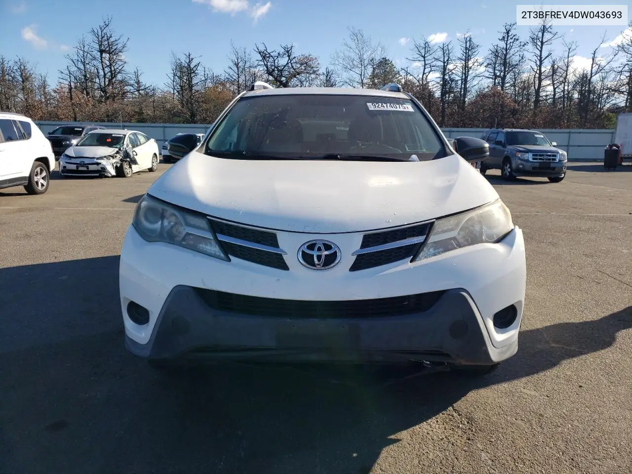 2T3BFREV4DW043693 2013 Toyota Rav4 Le