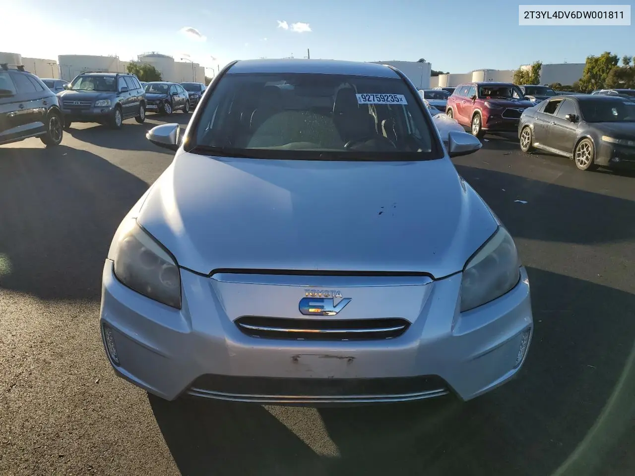2T3YL4DV6DW001811 2013 Toyota Rav4 Ev