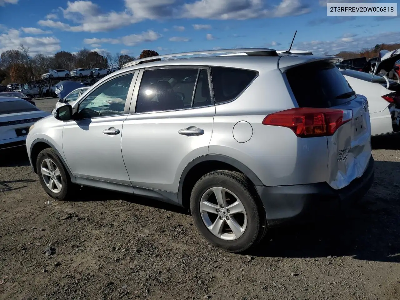 2T3RFREV2DW006818 2013 Toyota Rav4 Xle