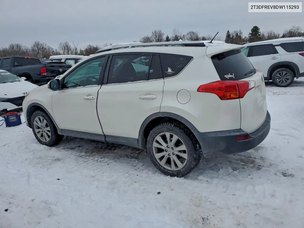 2T3DFREV8DW115293 2013 Toyota Rav4 Limited