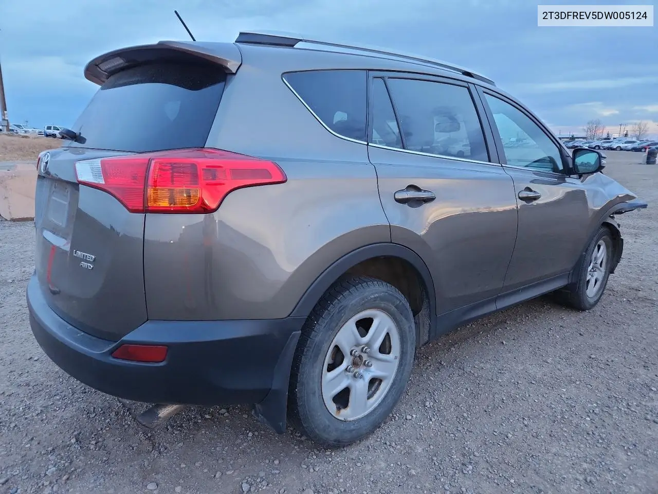 2T3DFREV5DW005124 2013 Toyota Rav4 Limited