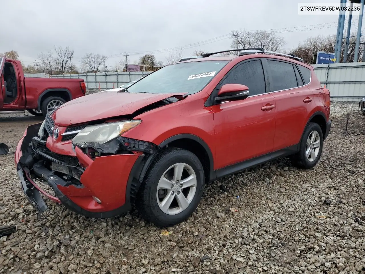 2T3WFREV5DW032235 2013 Toyota Rav4 Xle