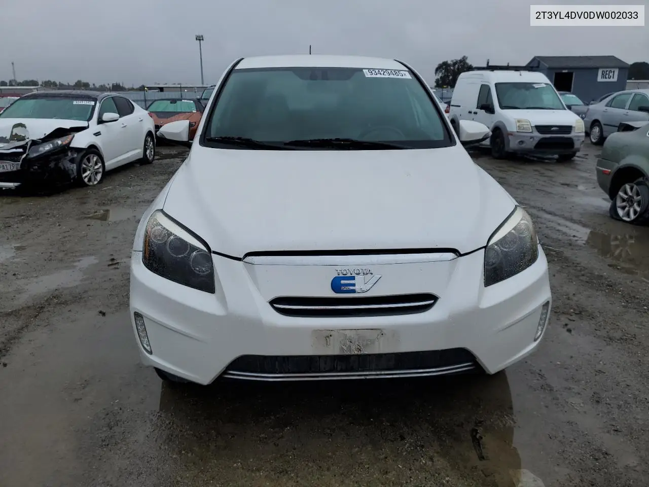 2T3YL4DV0DW002033 2013 Toyota Rav4 Ev