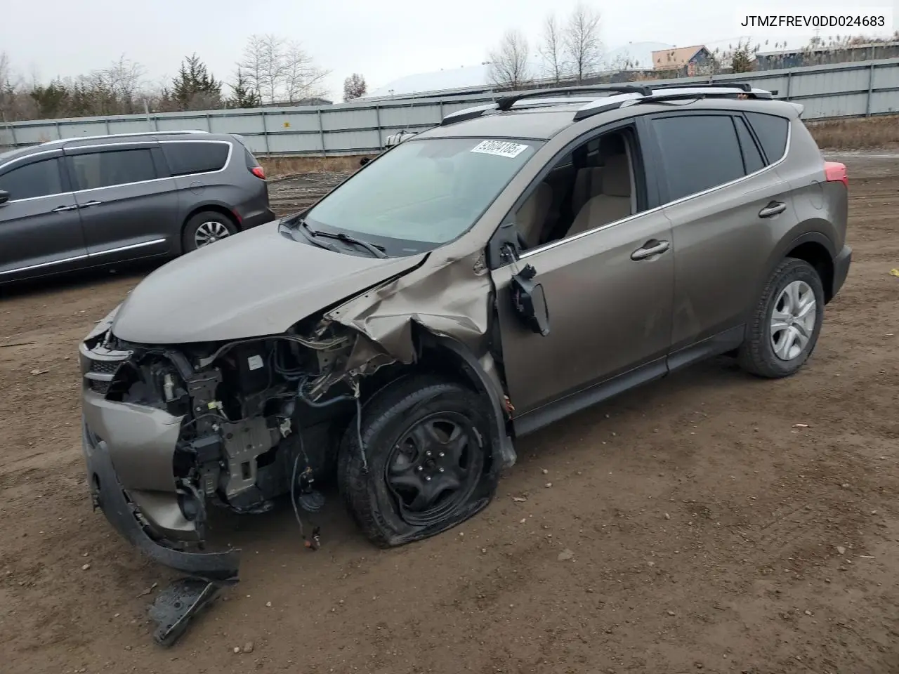 JTMZFREV0DD024683 2013 Toyota Rav4 Le