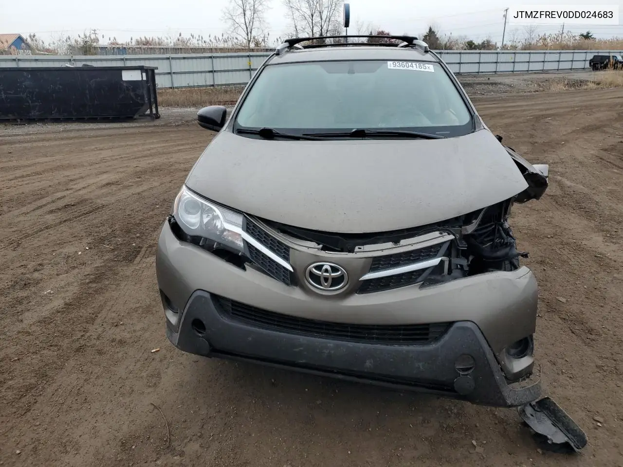 JTMZFREV0DD024683 2013 Toyota Rav4 Le