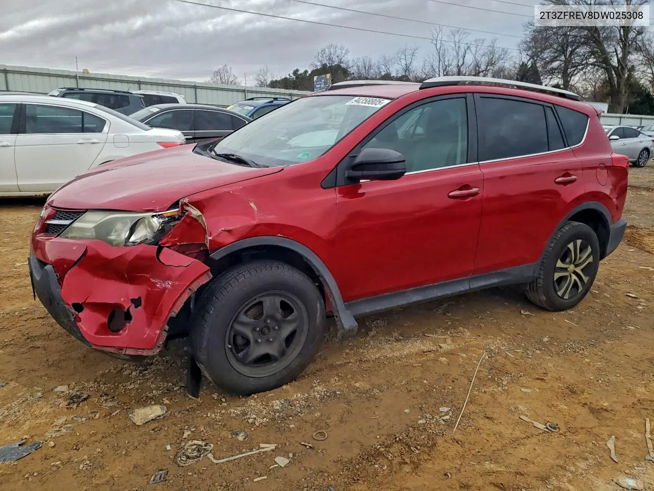 2T3ZFREV8DW025308 2013 Toyota Rav4 Le