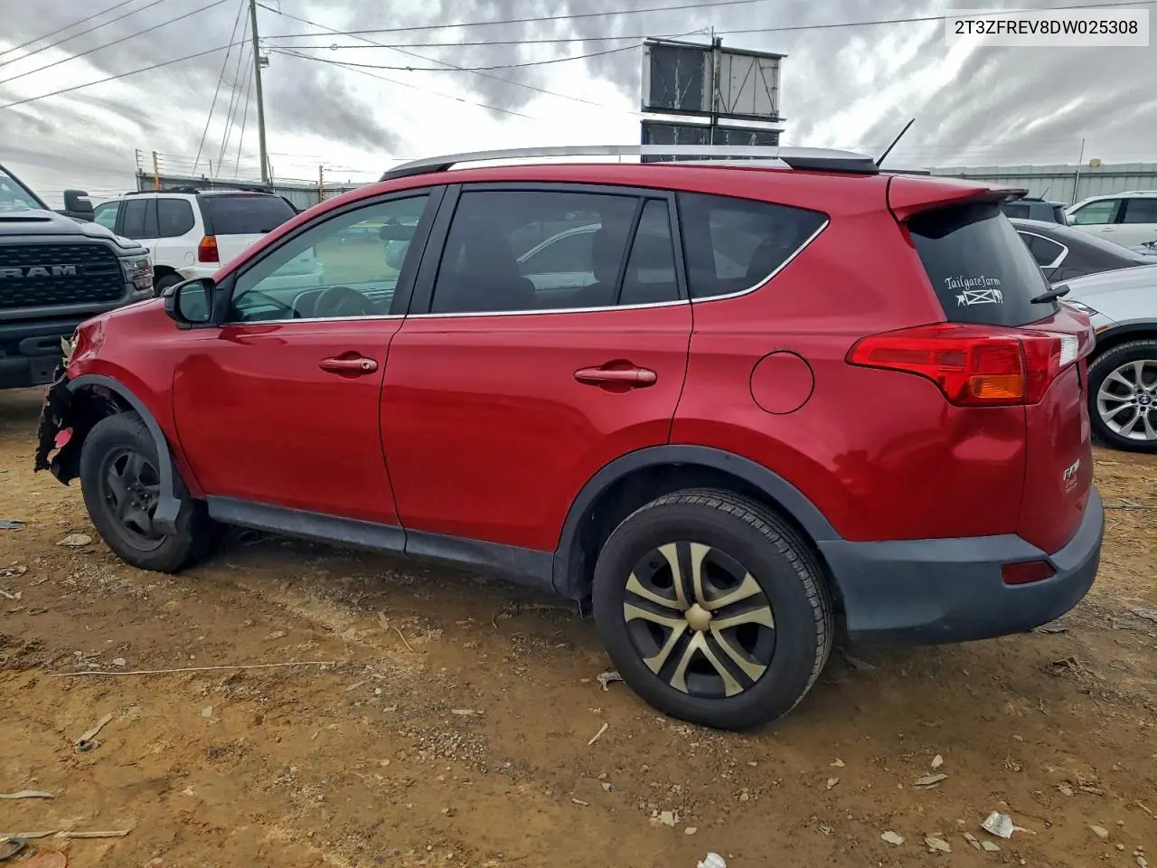 2T3ZFREV8DW025308 2013 Toyota Rav4 Le