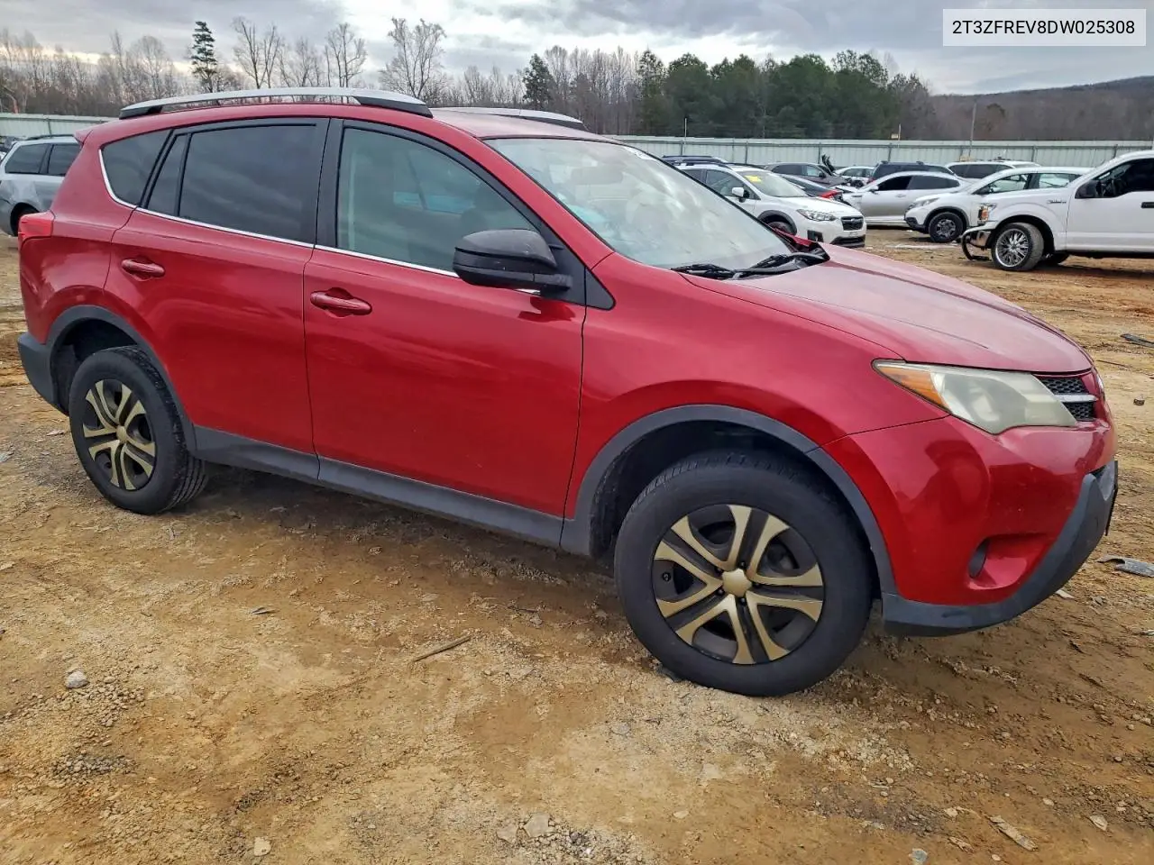 2T3ZFREV8DW025308 2013 Toyota Rav4 Le