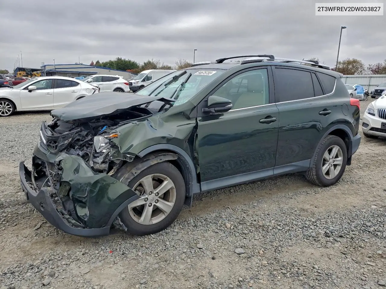 2T3WFREV2DW033827 2013 Toyota Rav4 Xle