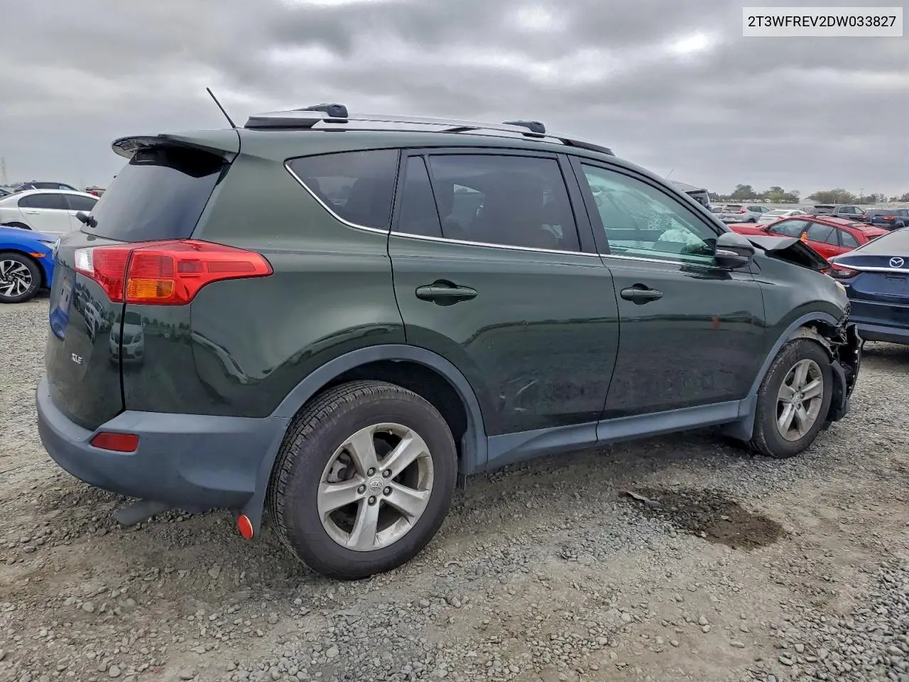 2T3WFREV2DW033827 2013 Toyota Rav4 Xle