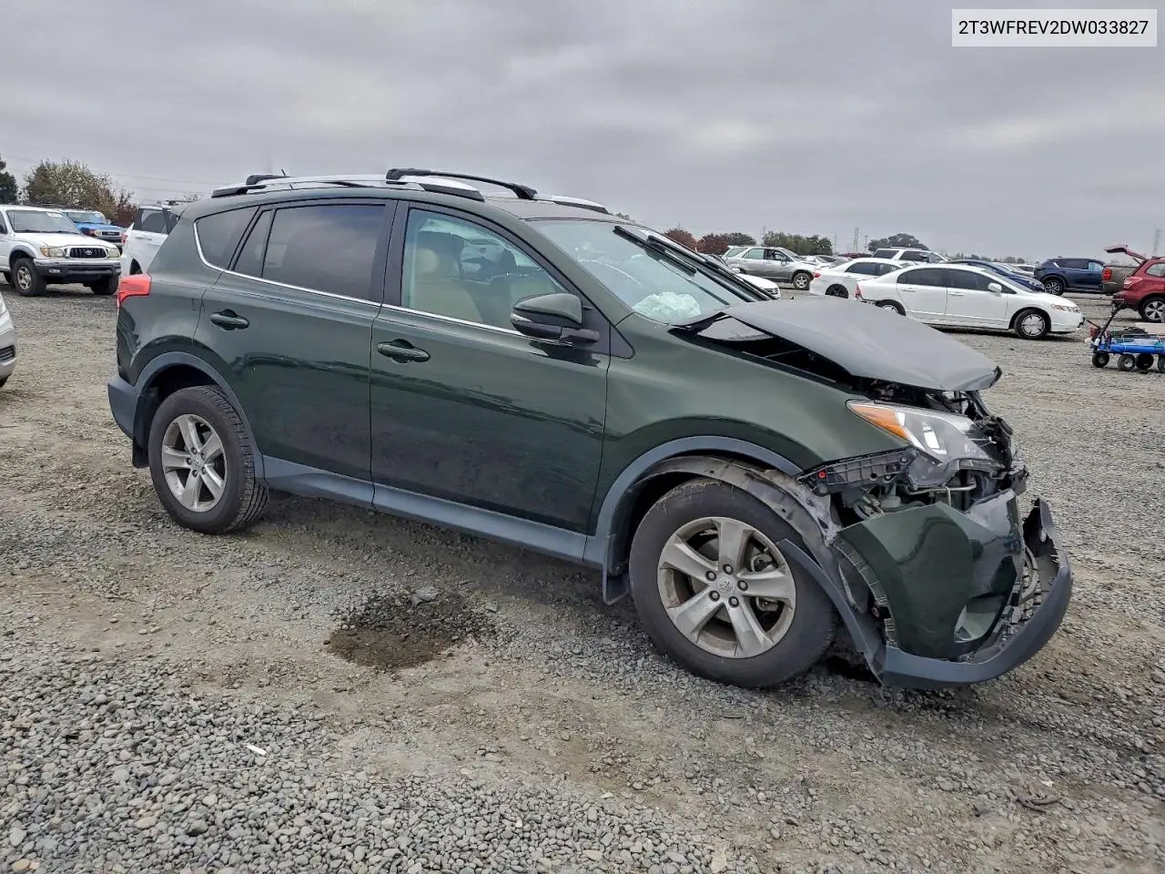 2T3WFREV2DW033827 2013 Toyota Rav4 Xle