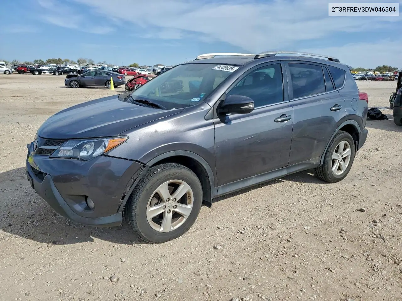 2T3RFREV3DW046504 2013 Toyota Rav4 Xle