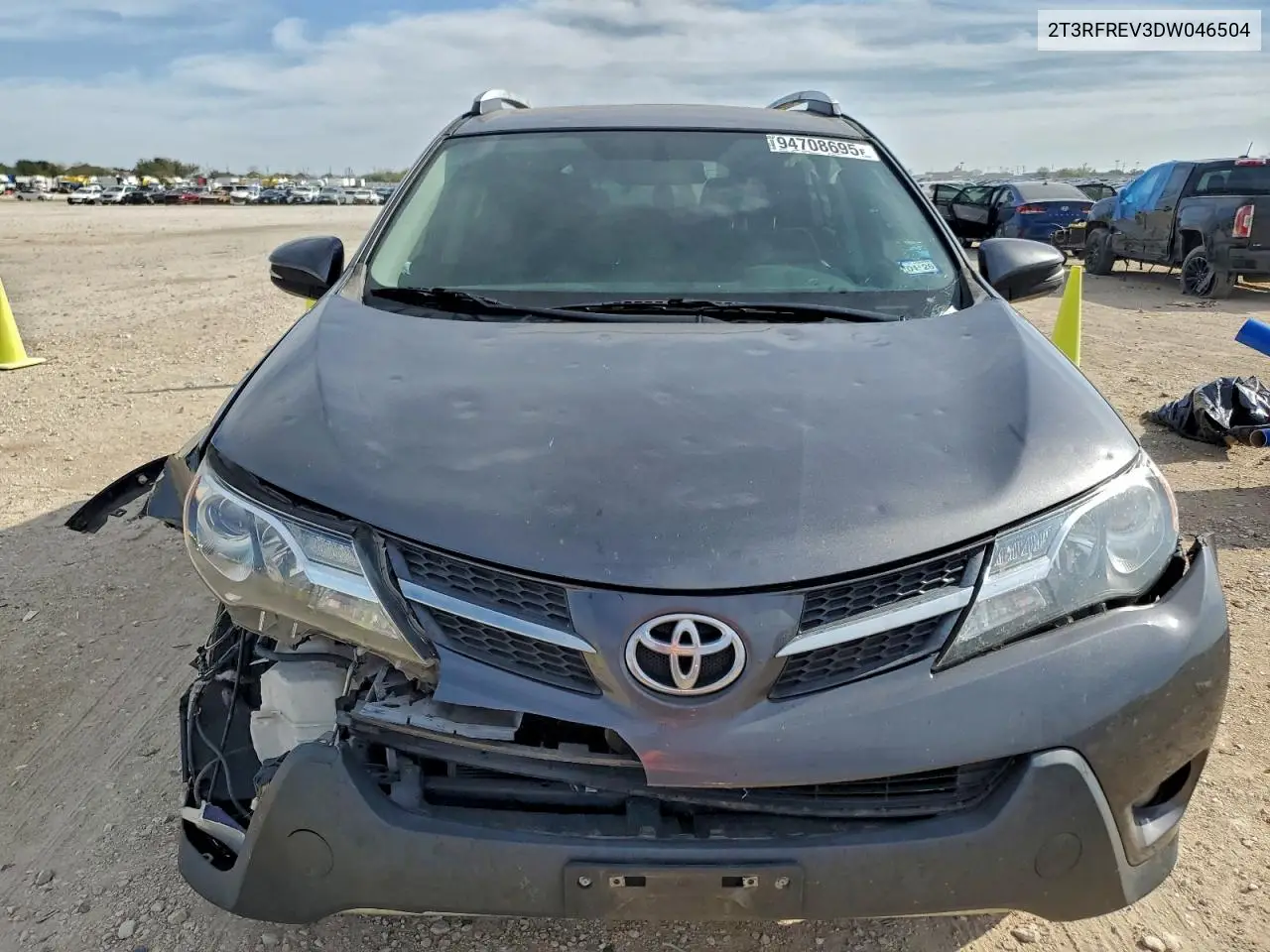 2T3RFREV3DW046504 2013 Toyota Rav4 Xle