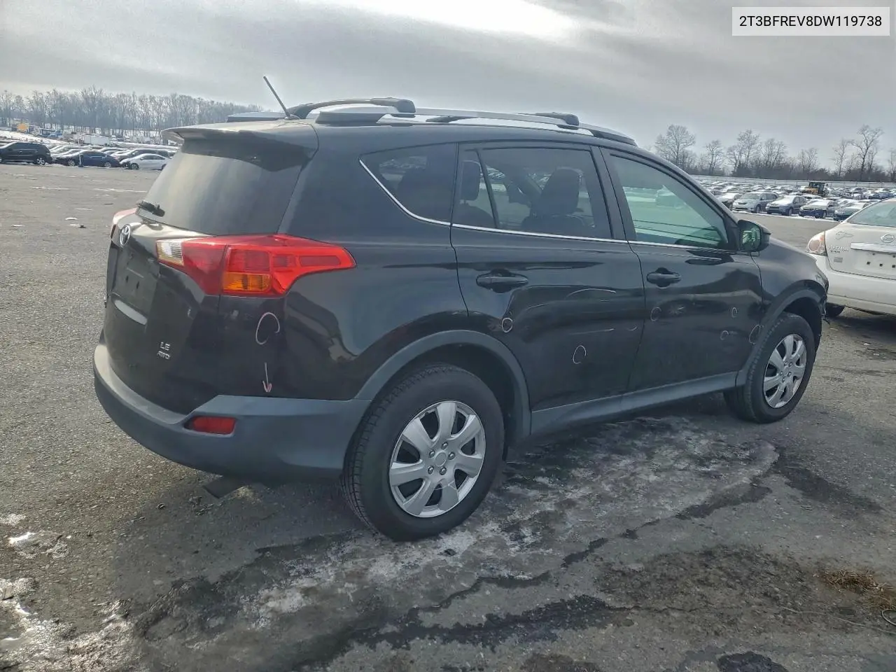 2T3BFREV8DW119738 2013 Toyota Rav4 Le