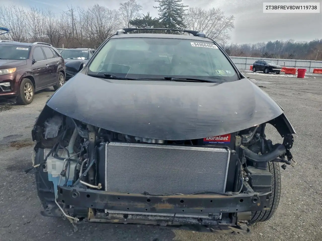 2T3BFREV8DW119738 2013 Toyota Rav4 Le