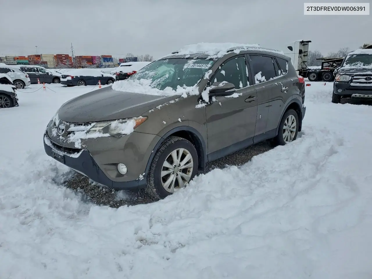 2T3DFREV0DW006391 2013 Toyota Rav4 Limited