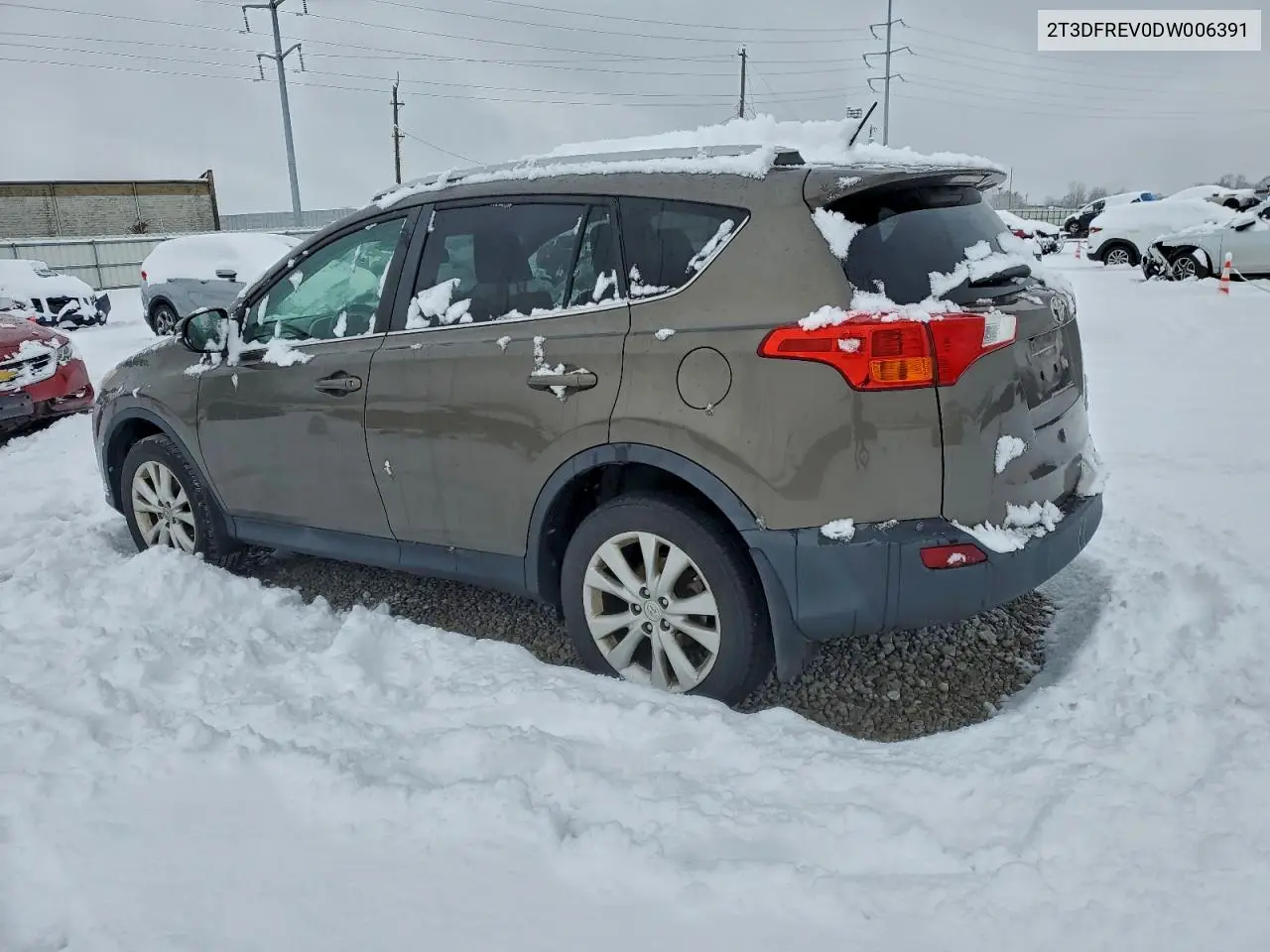 2T3DFREV0DW006391 2013 Toyota Rav4 Limited