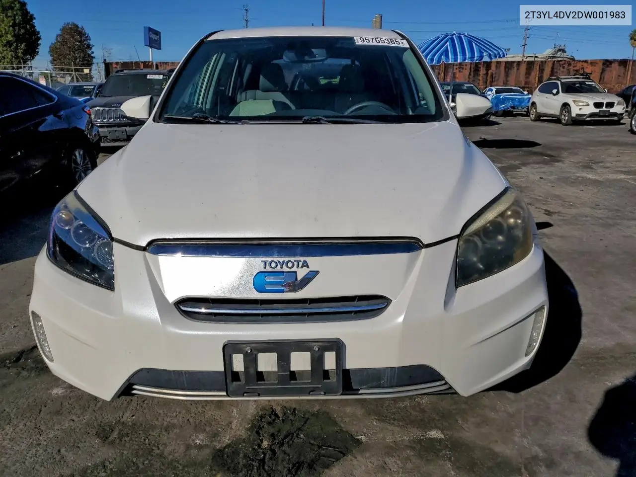 2T3YL4DV2DW001983 2013 Toyota Rav4 Ev