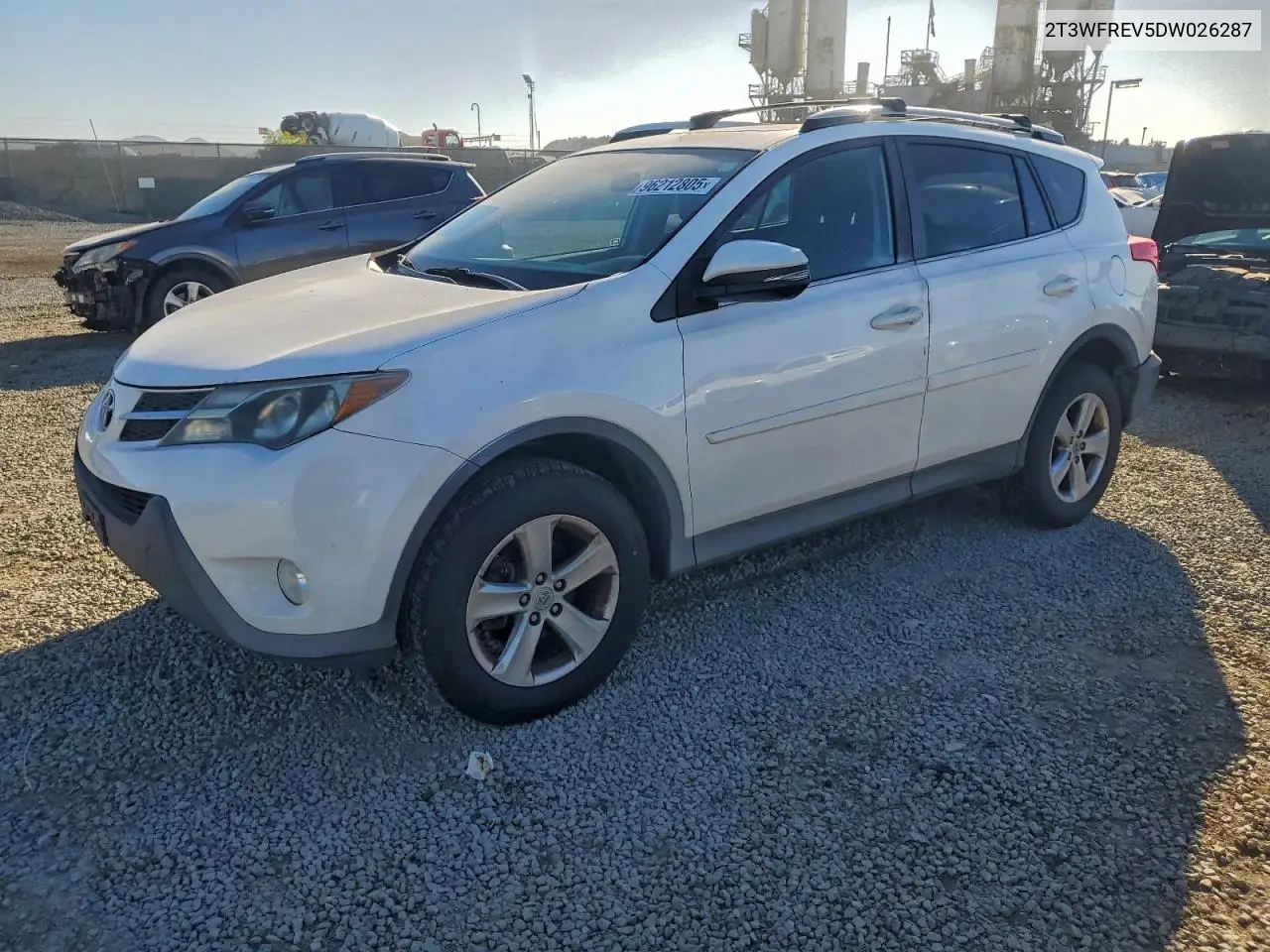 2T3WFREV5DW026287 2013 Toyota Rav4 Xle