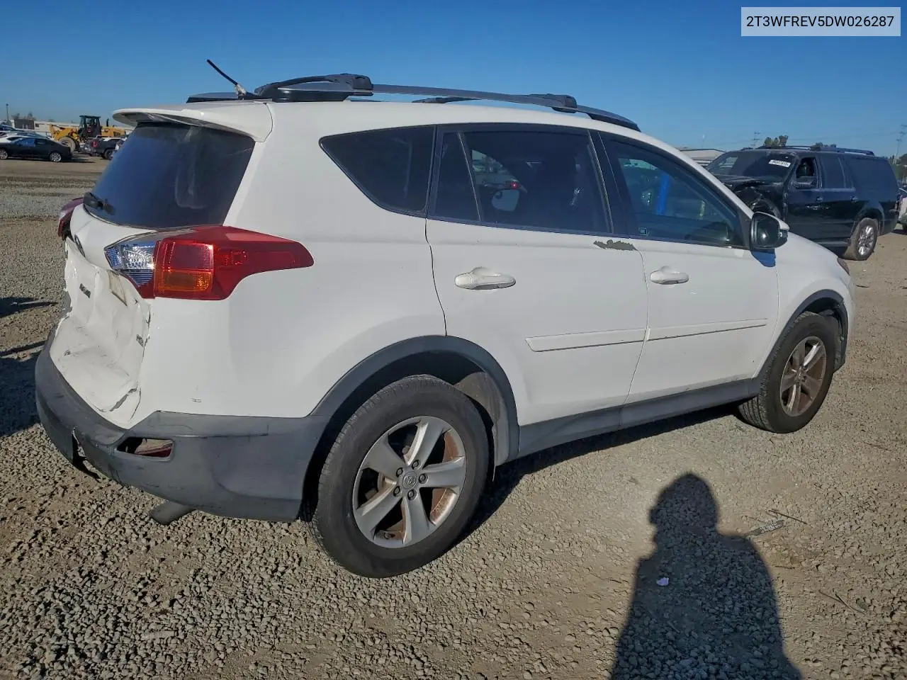 2T3WFREV5DW026287 2013 Toyota Rav4 Xle