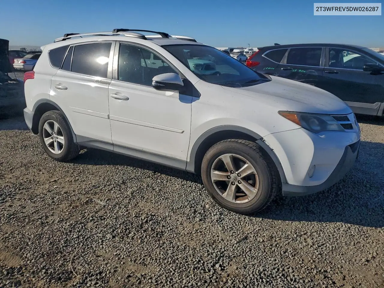 2T3WFREV5DW026287 2013 Toyota Rav4 Xle