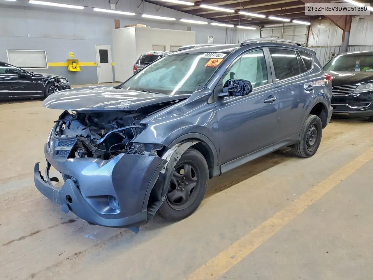 2T3ZFREV3DW051380 2013 Toyota Rav4 Le