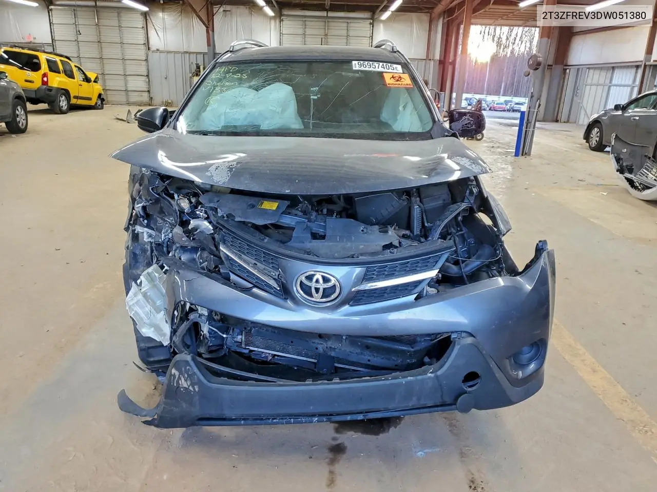 2T3ZFREV3DW051380 2013 Toyota Rav4 Le