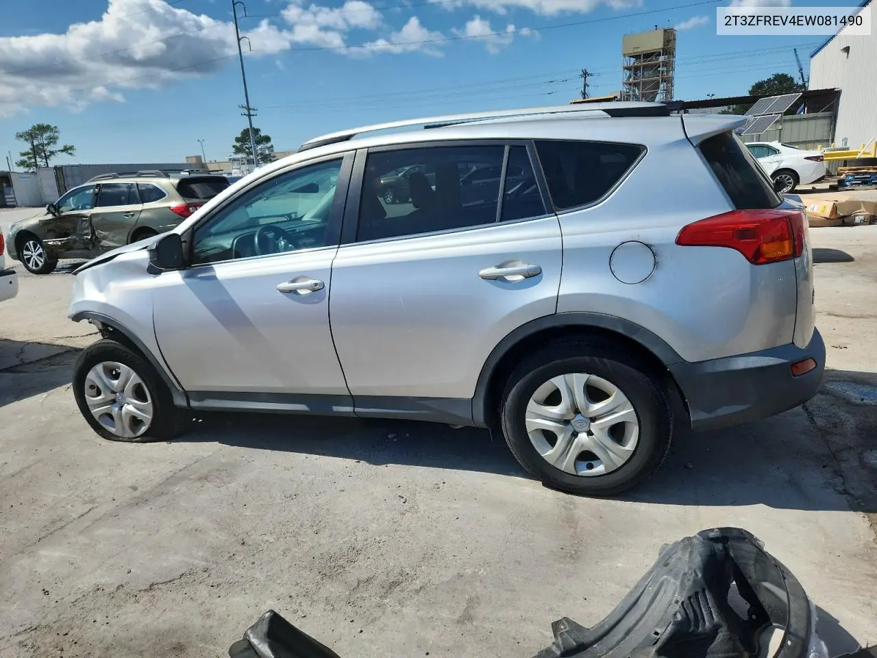 2T3ZFREV4EW081490 2014 Toyota Rav4 Le