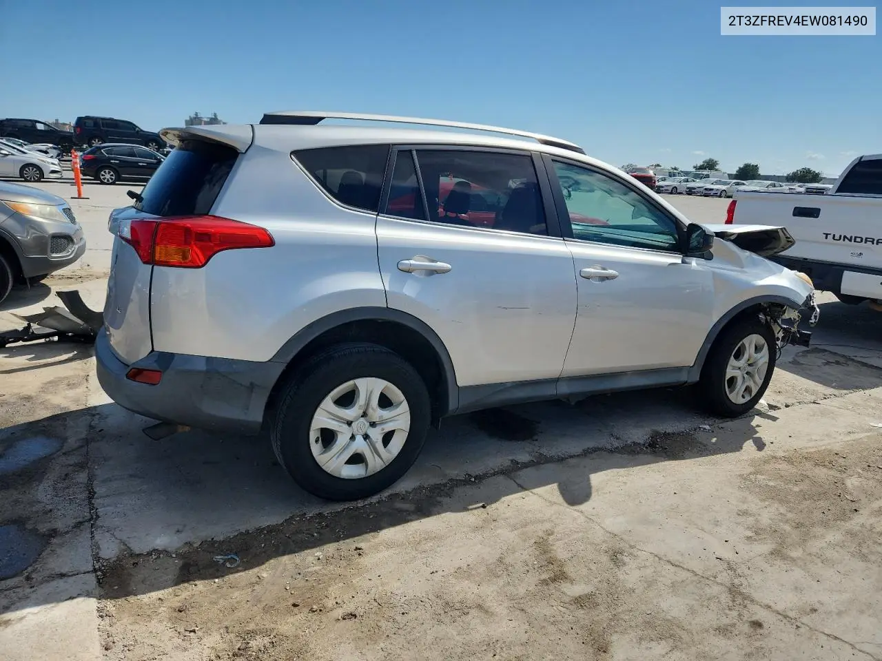 2T3ZFREV4EW081490 2014 Toyota Rav4 Le
