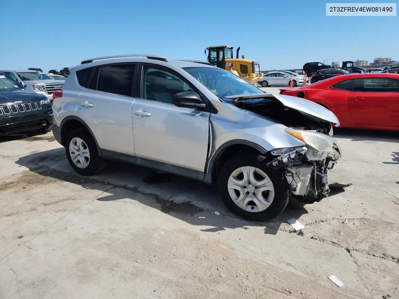 2T3ZFREV4EW081490 2014 Toyota Rav4 Le