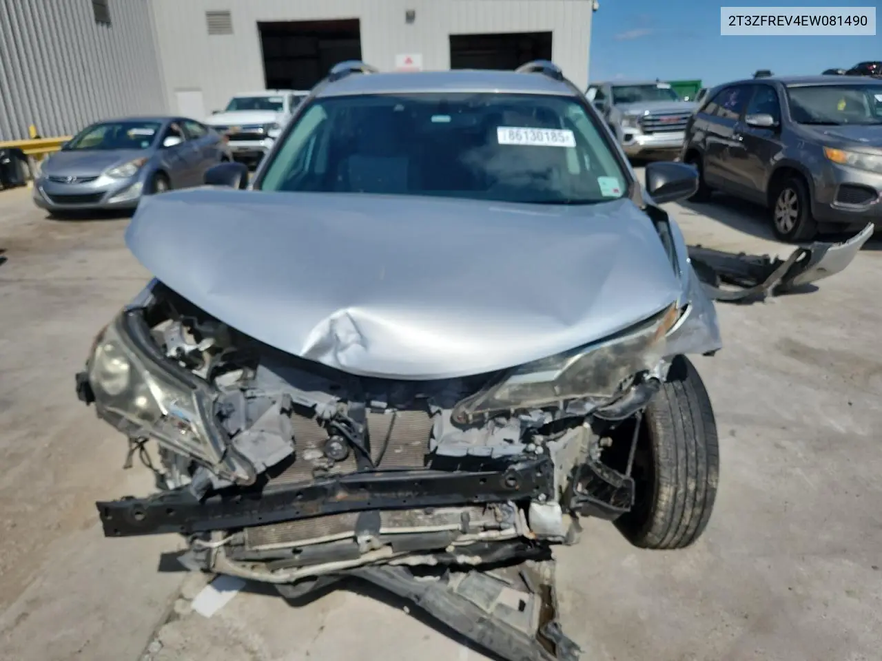 2T3ZFREV4EW081490 2014 Toyota Rav4 Le
