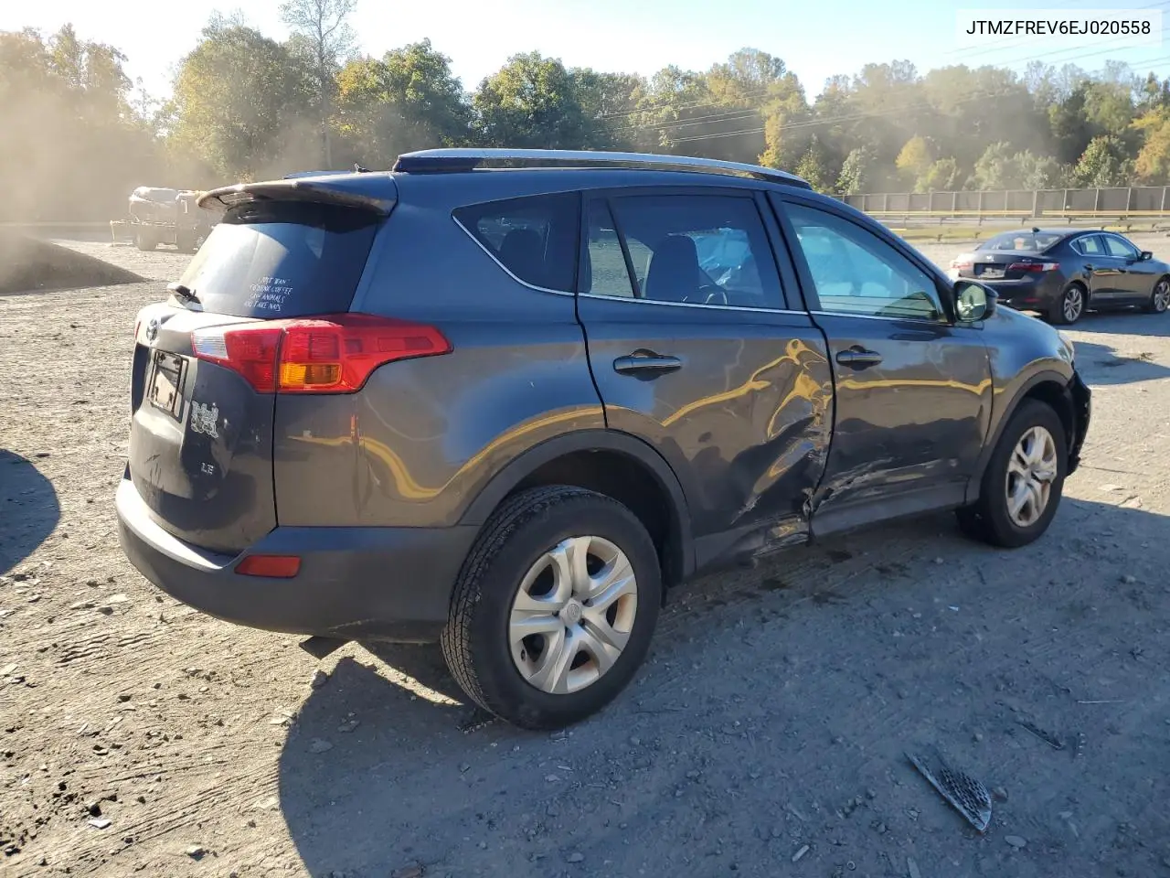 JTMZFREV6EJ020558 2014 Toyota Rav4 Le