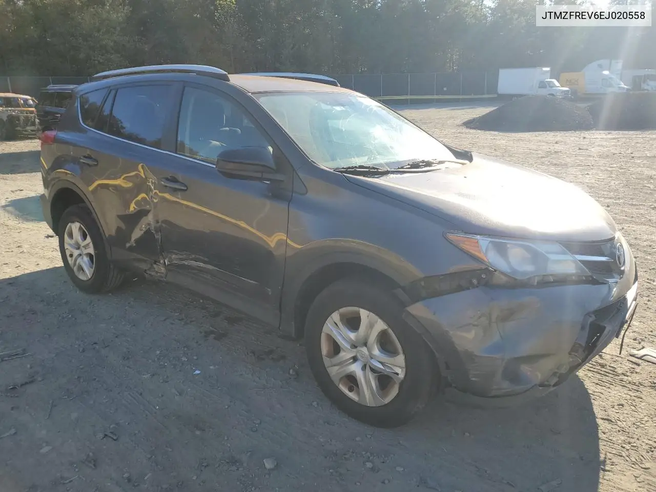 JTMZFREV6EJ020558 2014 Toyota Rav4 Le