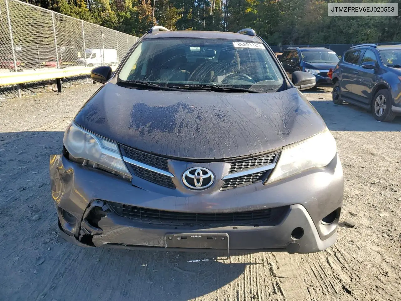 JTMZFREV6EJ020558 2014 Toyota Rav4 Le