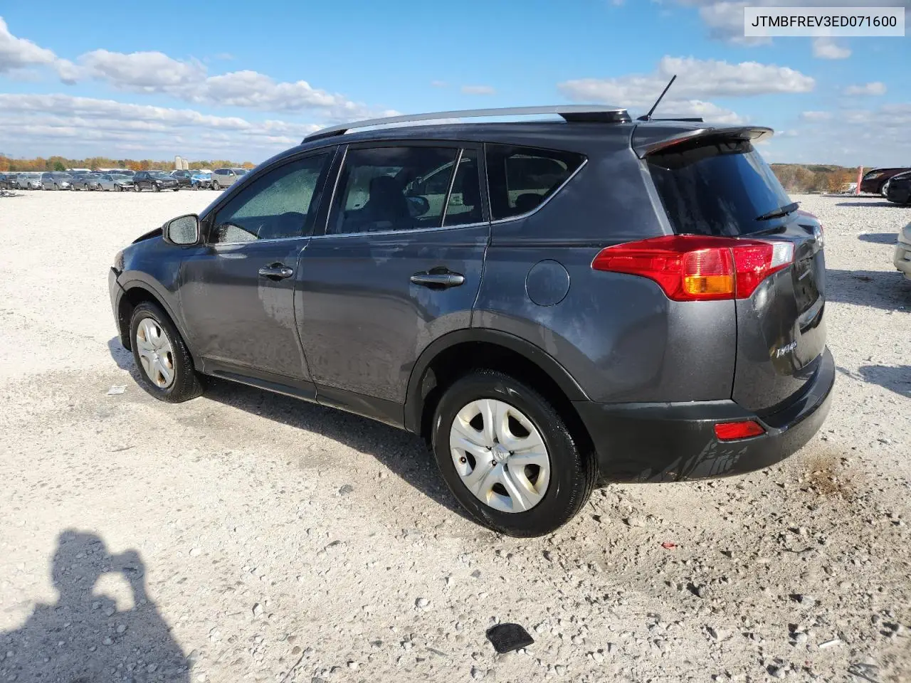 JTMBFREV3ED071600 2014 Toyota Rav4 Le