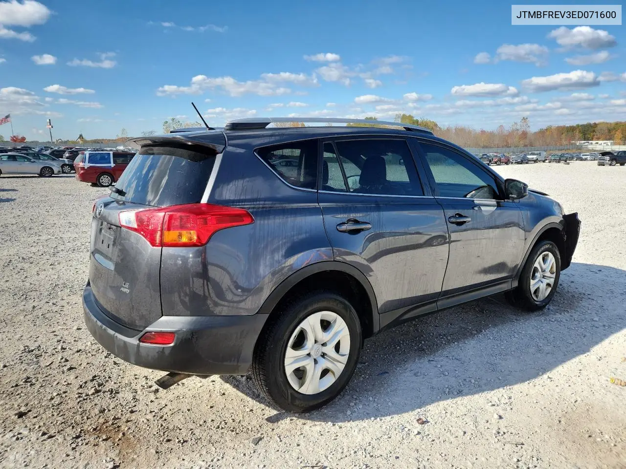 JTMBFREV3ED071600 2014 Toyota Rav4 Le