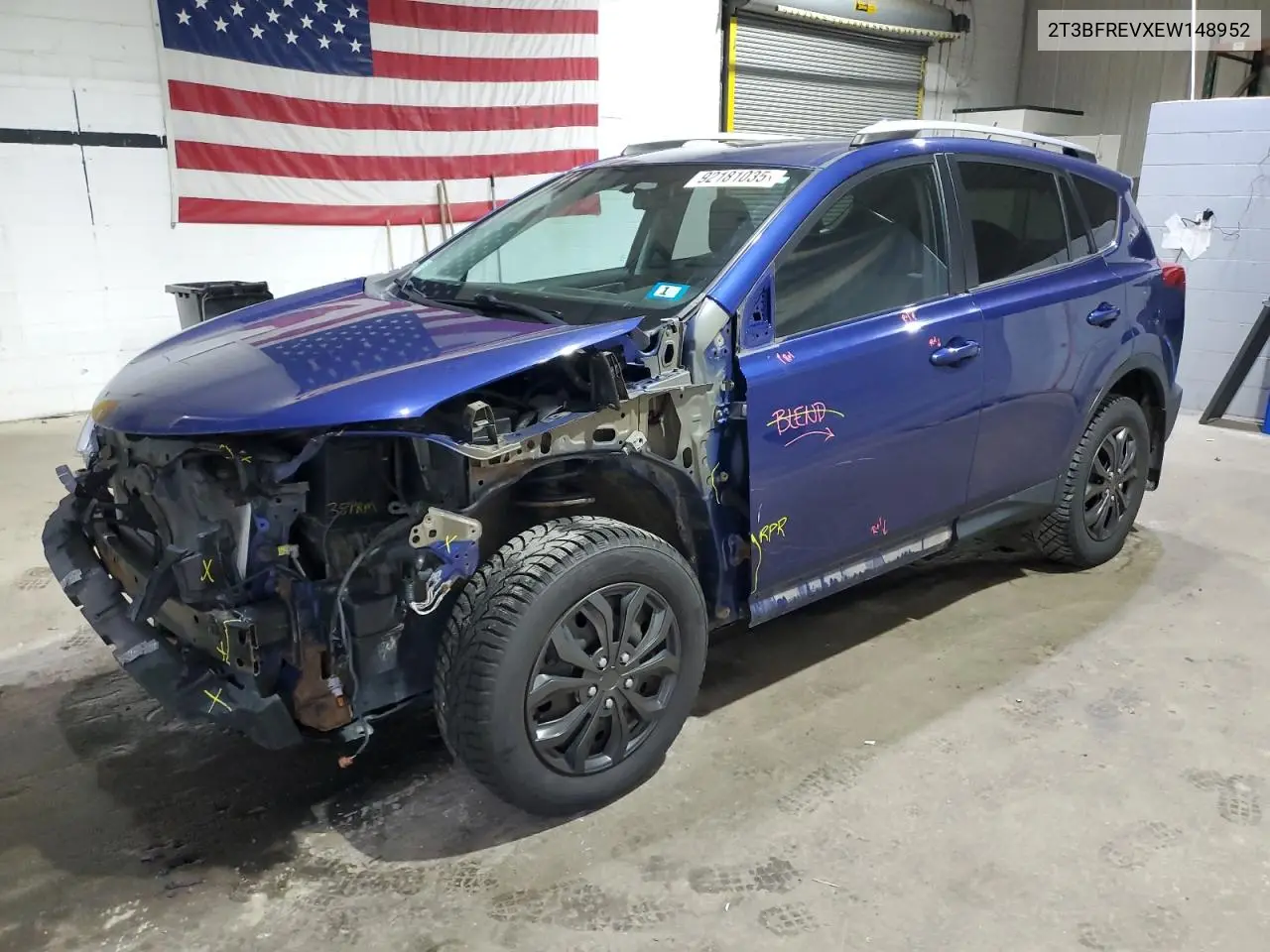2T3BFREVXEW148952 2014 Toyota Rav4 Le