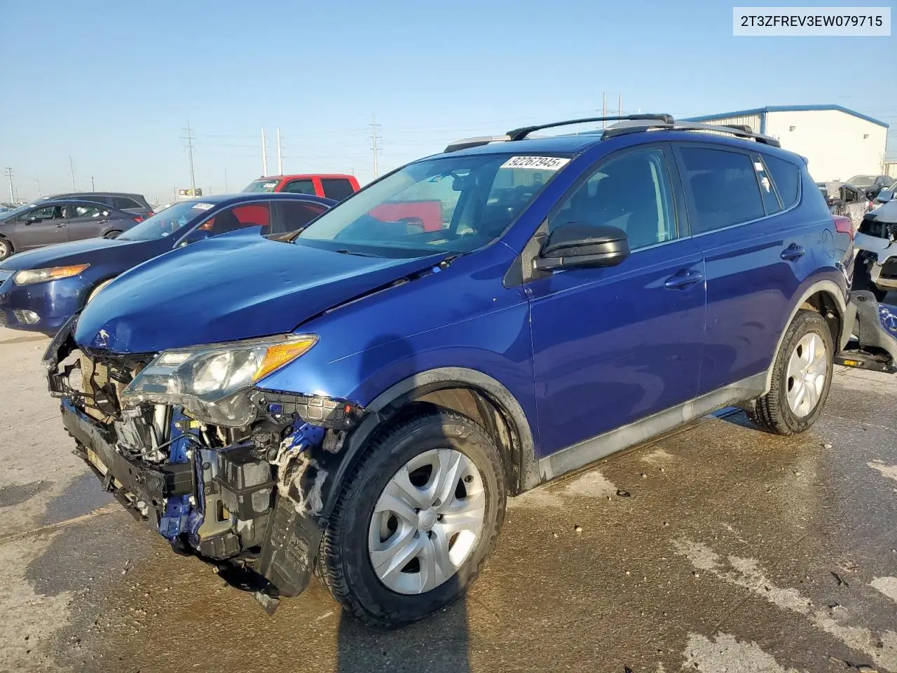 2T3ZFREV3EW079715 2014 Toyota Rav4 Le