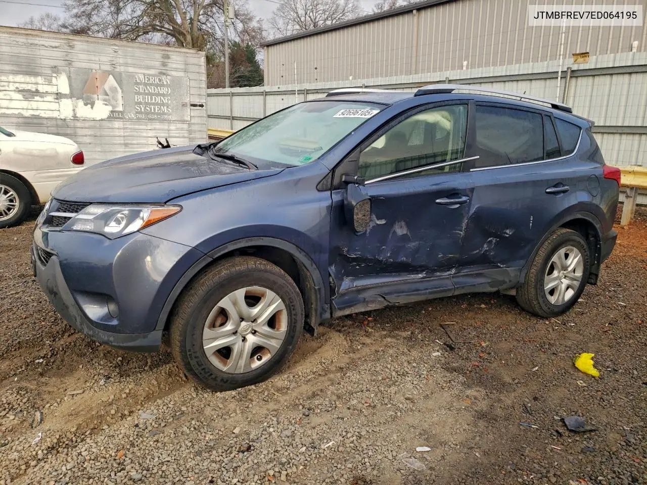 JTMBFREV7ED064195 2014 Toyota Rav4 Le