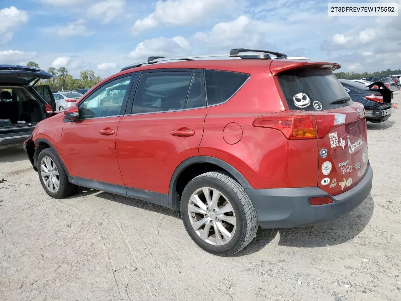 2T3DFREV7EW175552 2014 Toyota Rav4 Limited