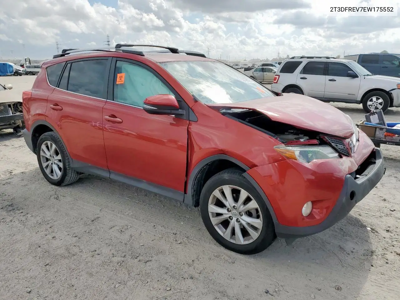 2T3DFREV7EW175552 2014 Toyota Rav4 Limited