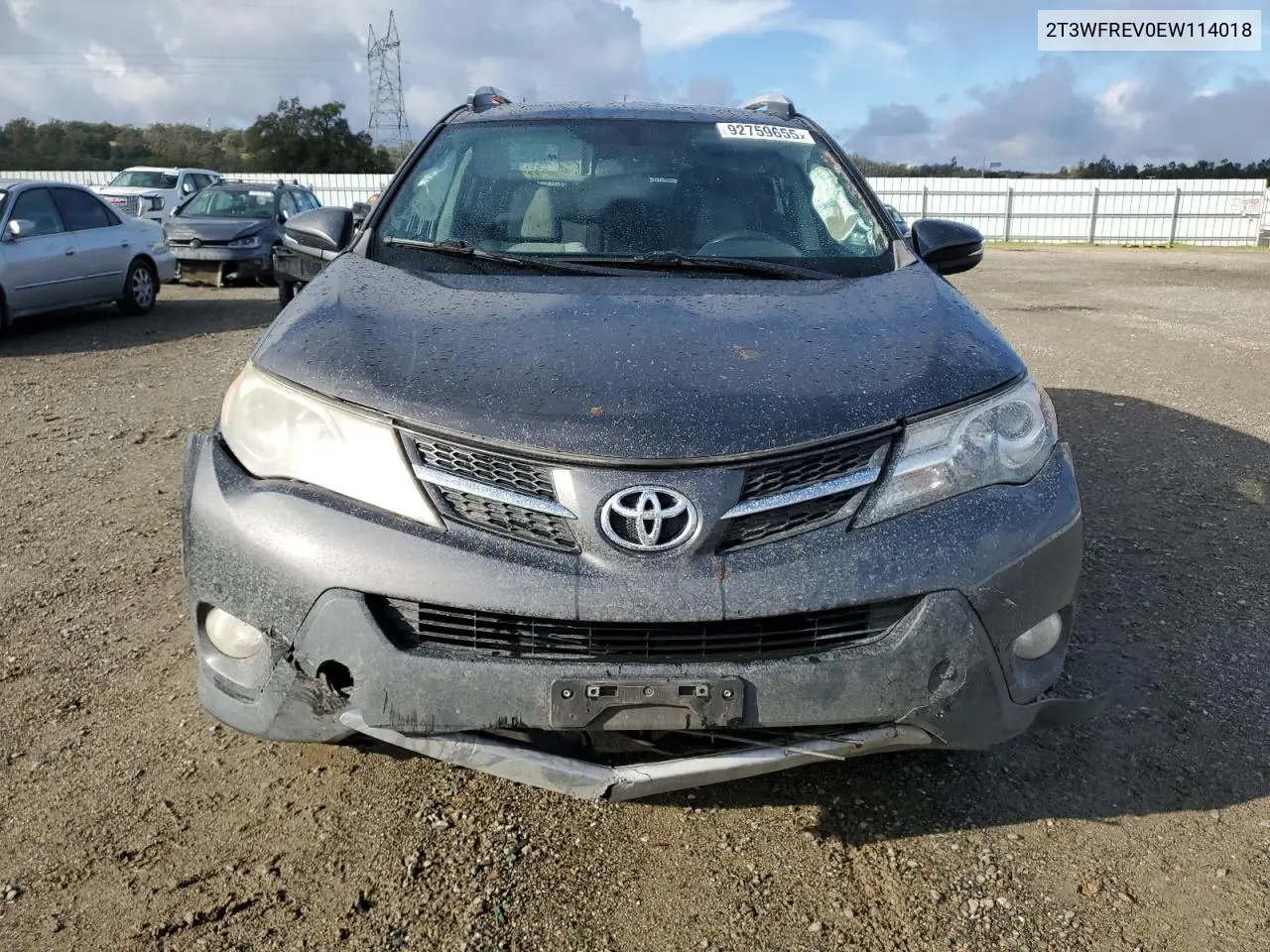 2T3WFREV0EW114018 2014 Toyota Rav4 Xle