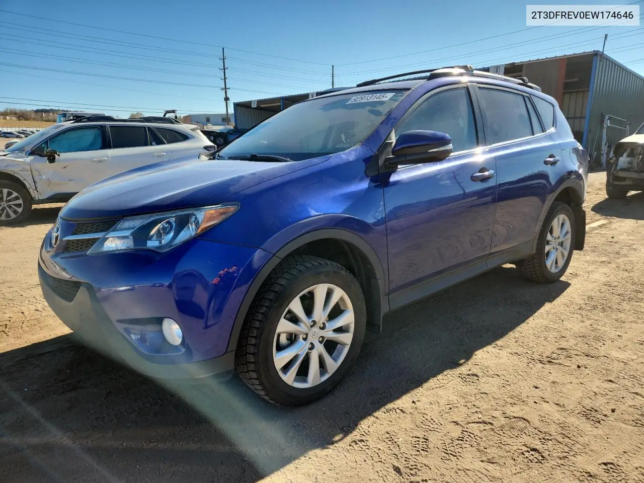 2T3DFREV0EW174646 2014 Toyota Rav4 Limited