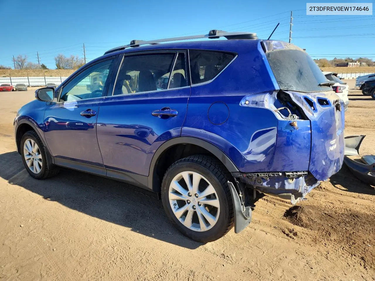 2T3DFREV0EW174646 2014 Toyota Rav4 Limited