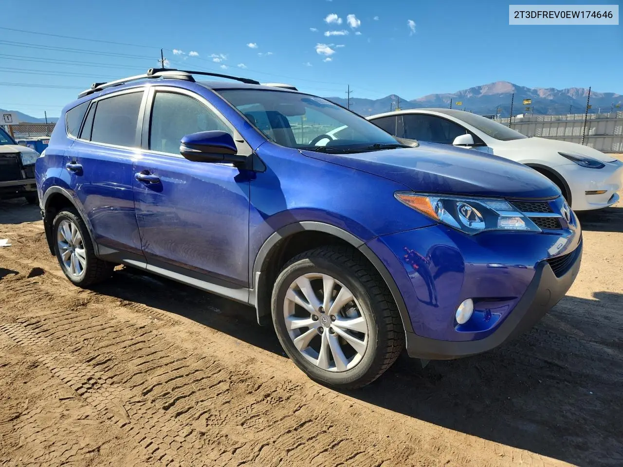 2T3DFREV0EW174646 2014 Toyota Rav4 Limited