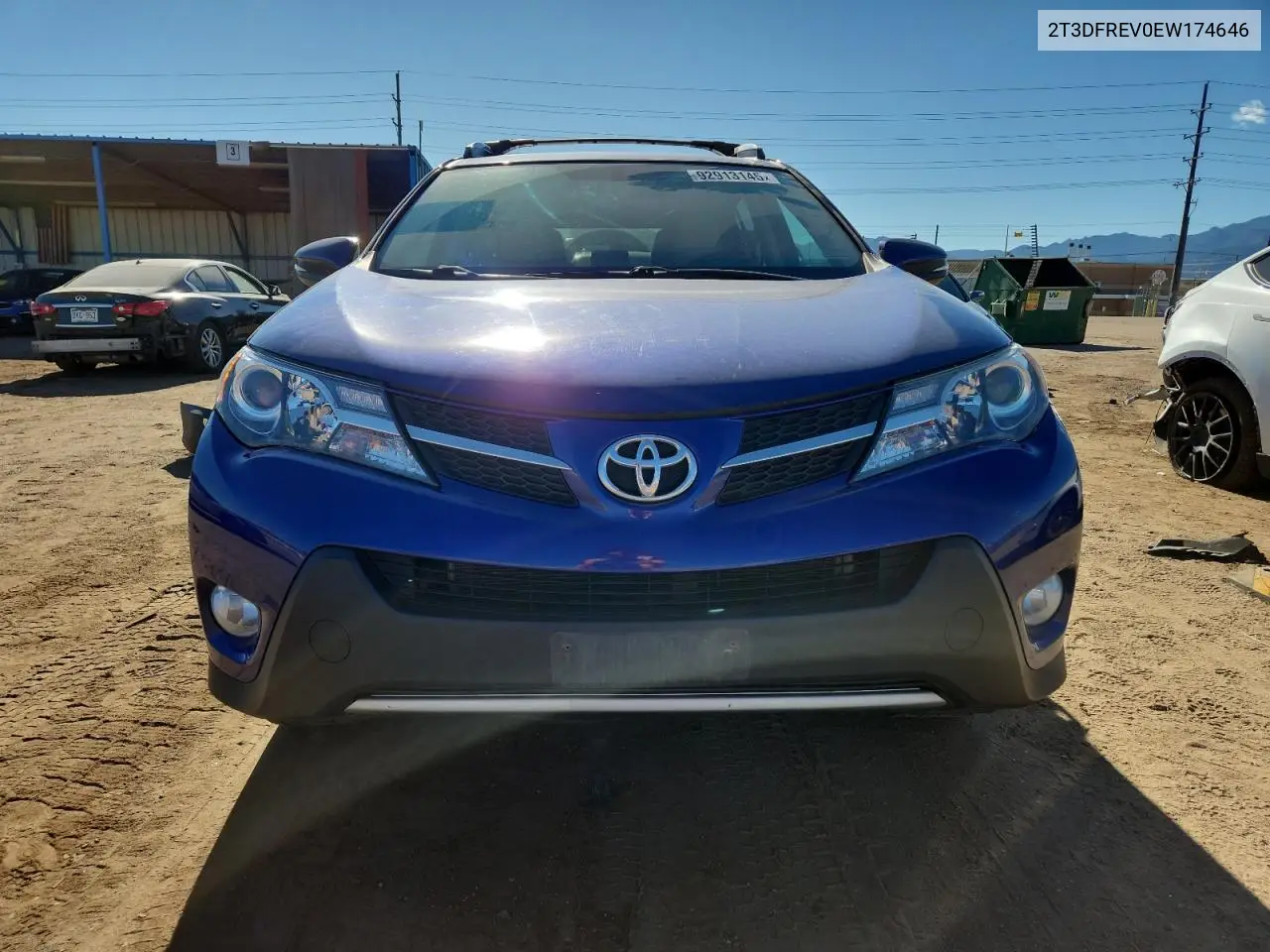 2T3DFREV0EW174646 2014 Toyota Rav4 Limited
