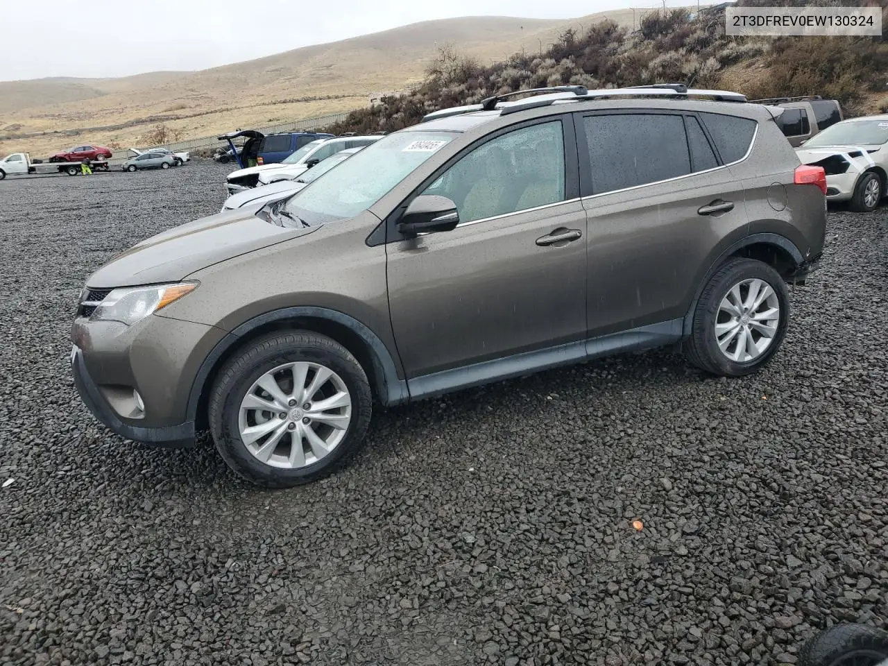 2T3DFREV0EW130324 2014 Toyota Rav4 Limited