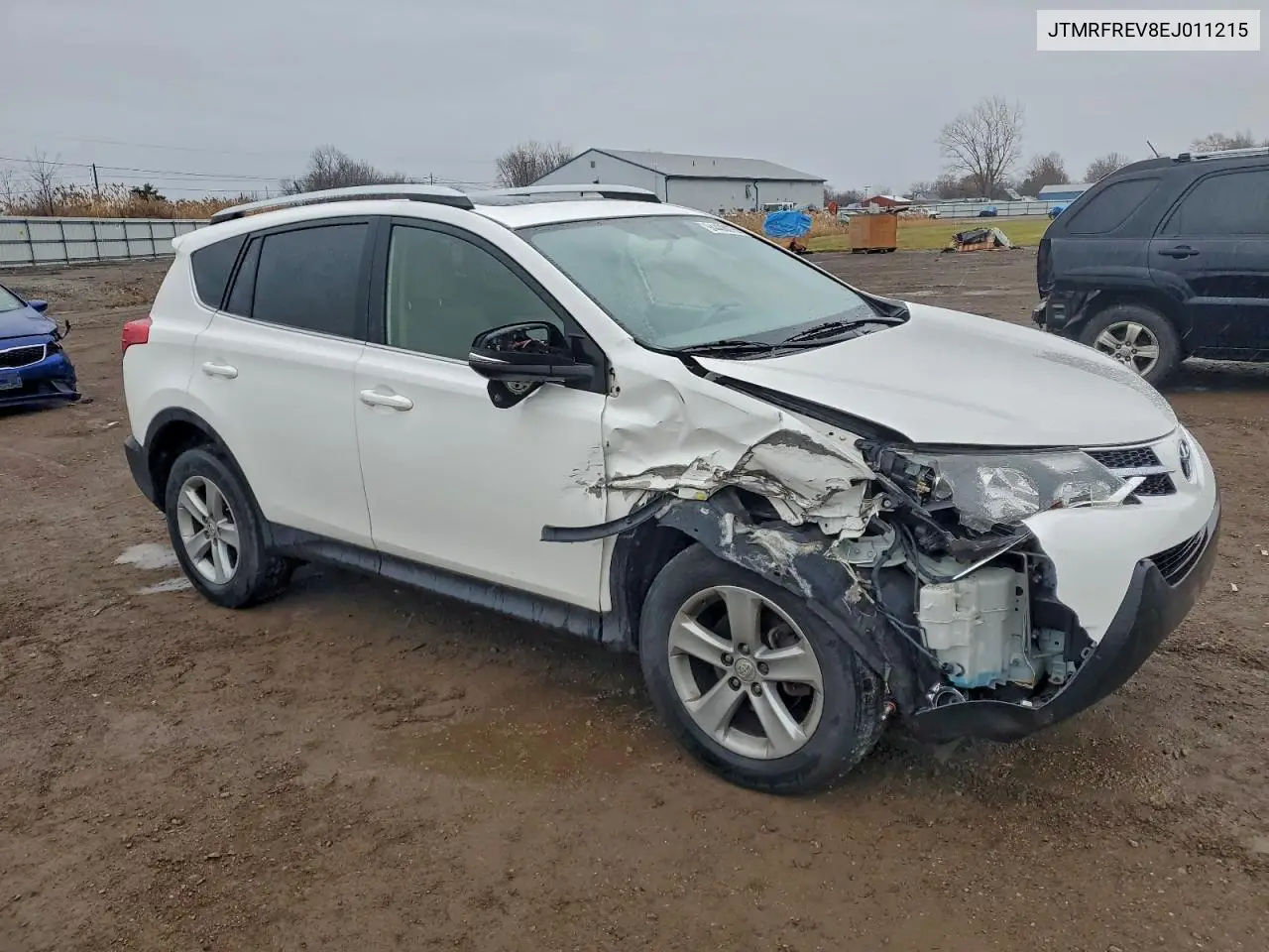 JTMRFREV8EJ011215 2014 Toyota Rav4 Xle